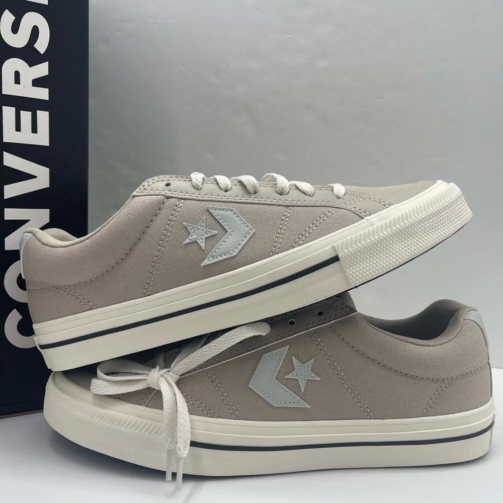 CONVERSE Men's A13223F
SPORT CASUAL OX PAPYRUS/RAINWASHED GREY/EGRET Sneakers - Picture 14 of 16